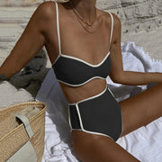 Harper Bikini & High-Waist Bottom Set